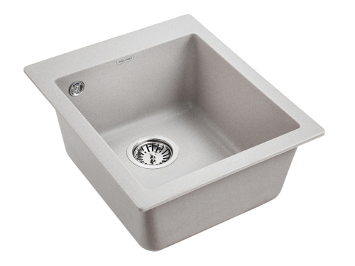 Кухонная мойка Paulmark KANTE 40 PM104249-GR 40х50 цвет серый - фото 2